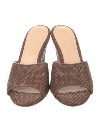 Veronica Beard Leather Slides