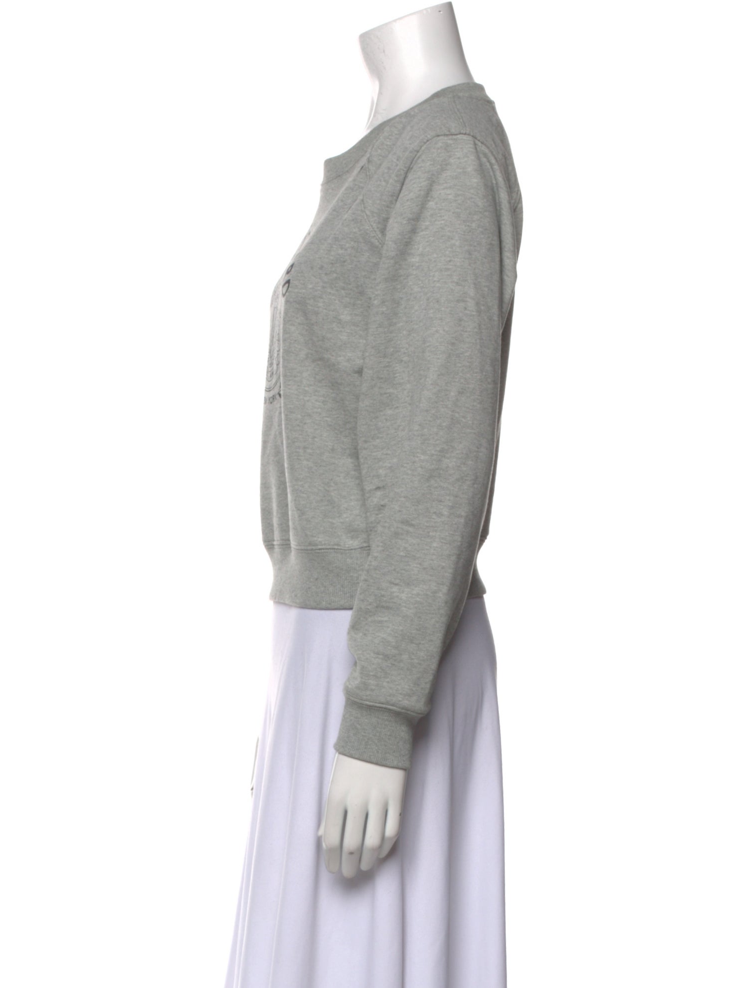 Veronica Beard Graphic Print Crew Neck Sweatshirt