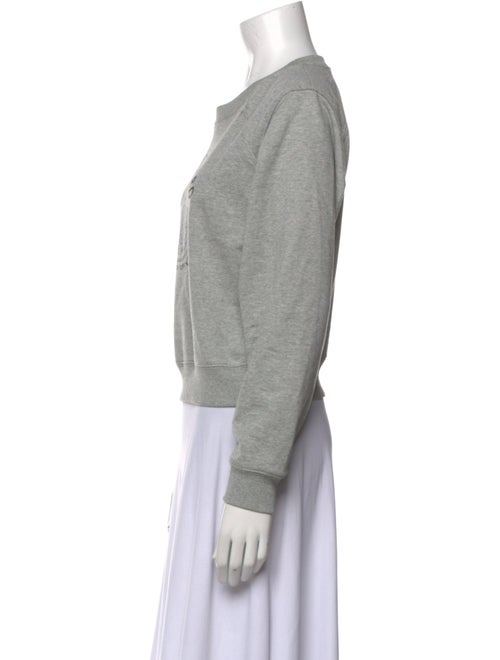 Veronica Beard Graphic Print Crew Neck Sweatshirt