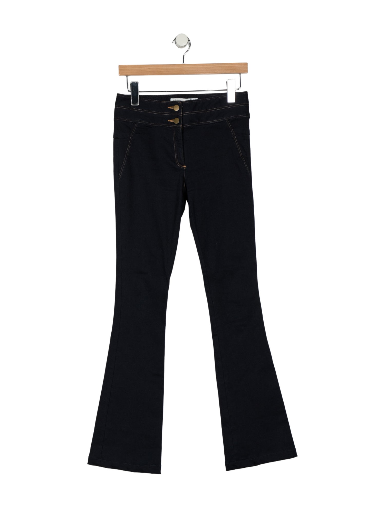 Veronica Beard Mid-Rise Straight Leg Jeans
