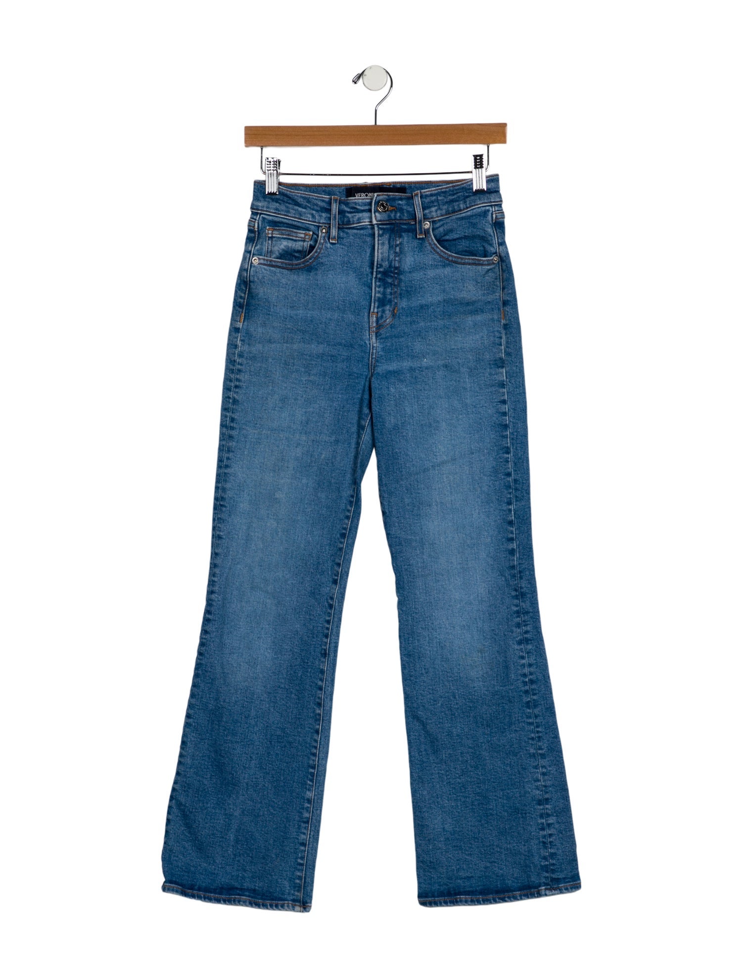 Veronica Beard High-Rise Wide Leg Jeans