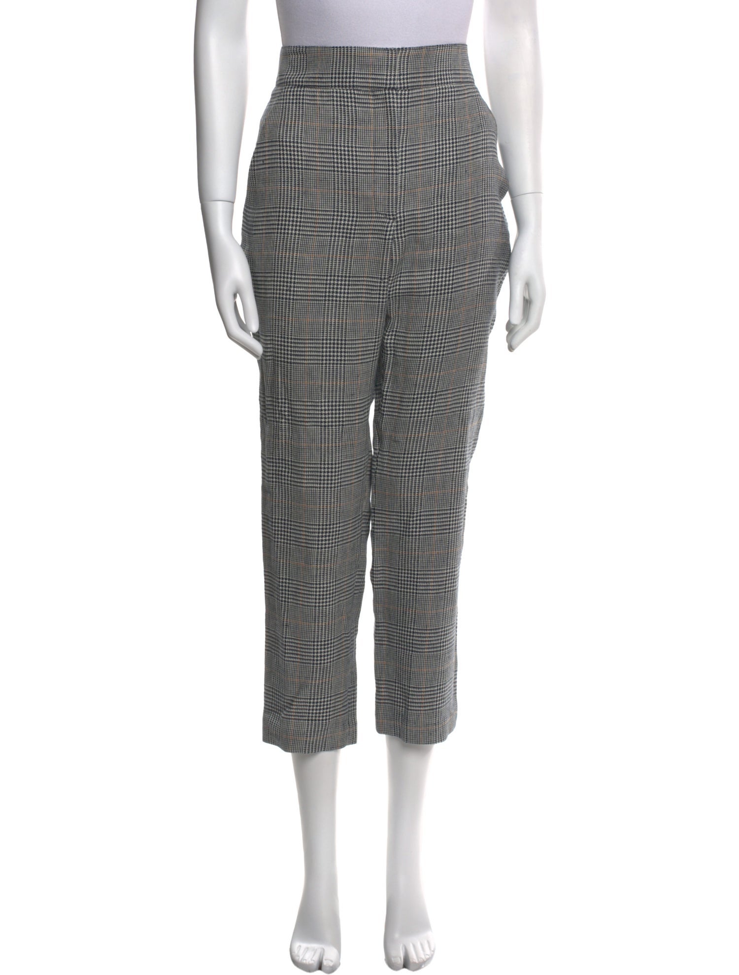 Veronica Beard Linen Straight Leg Pants