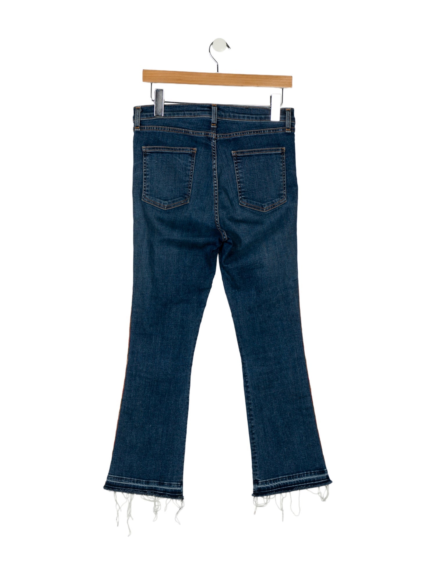 Veronica Beard High-Rise Straight Leg Jeans