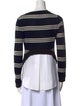 Veronica Beard Striped Crew Neck Sweater