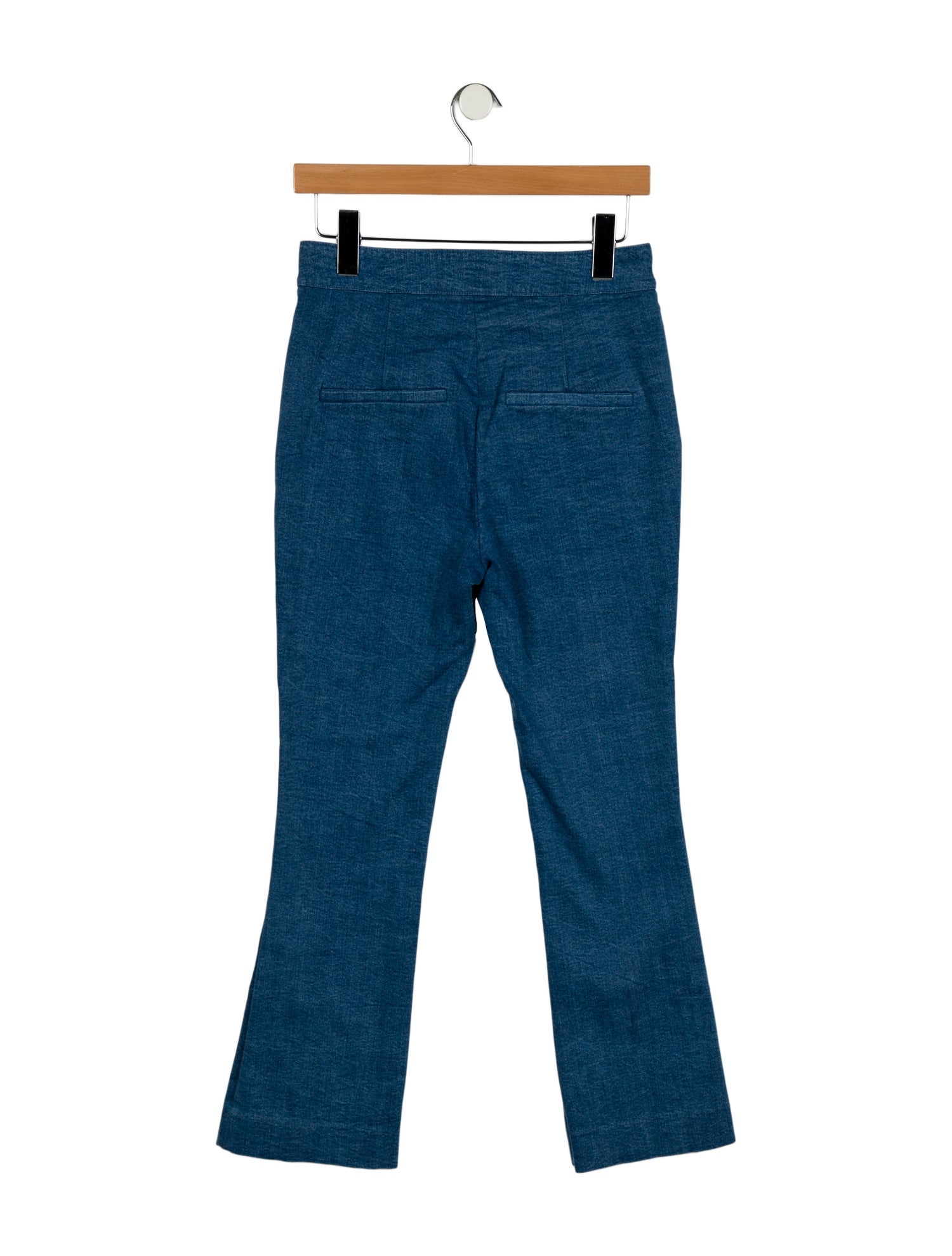 Veronica Beard Mid-Rise Straight Leg Jeans