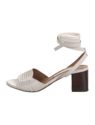 Veronica Beard Leather Sandals