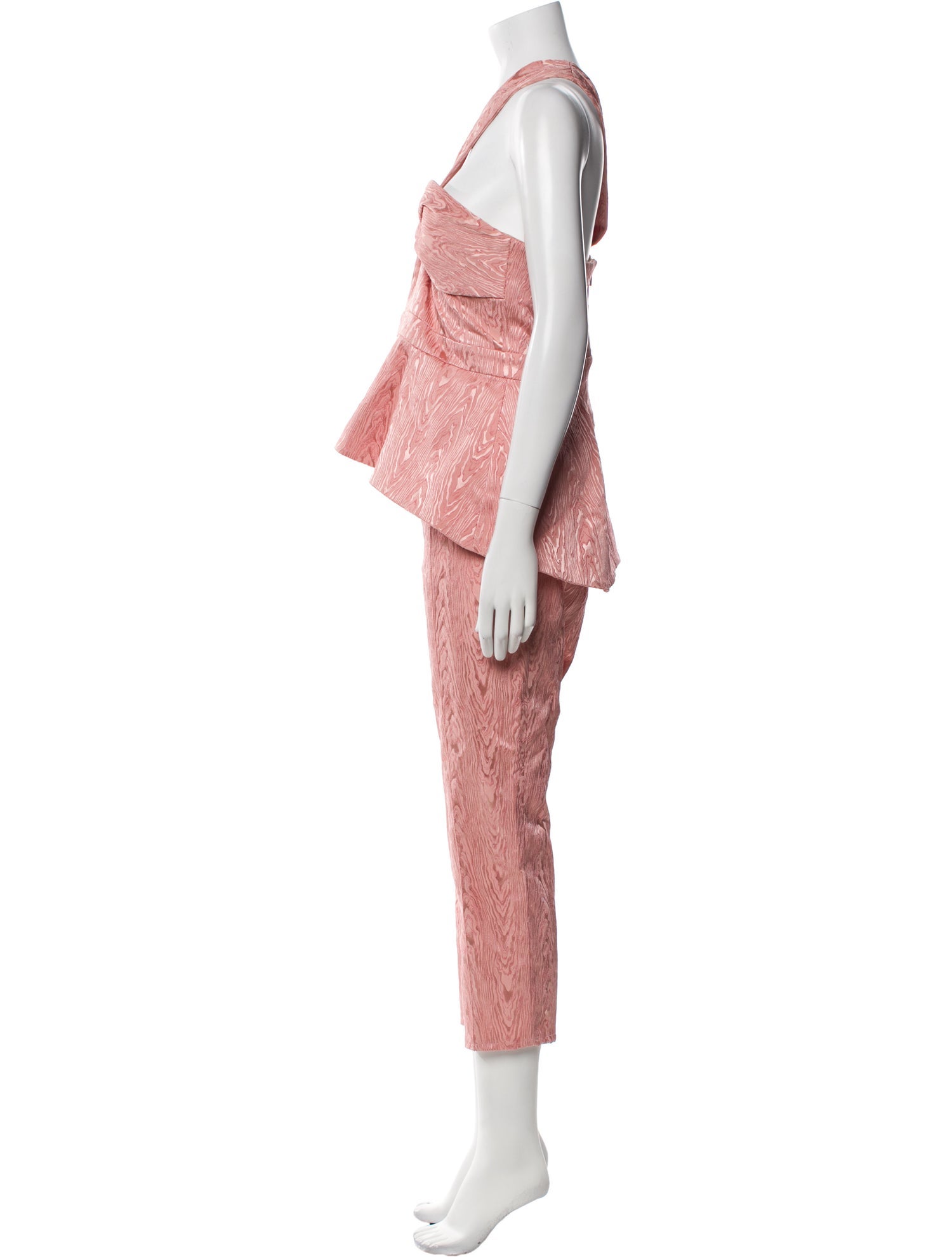 Veronica Beard Printed Pleated Accents Pant Set