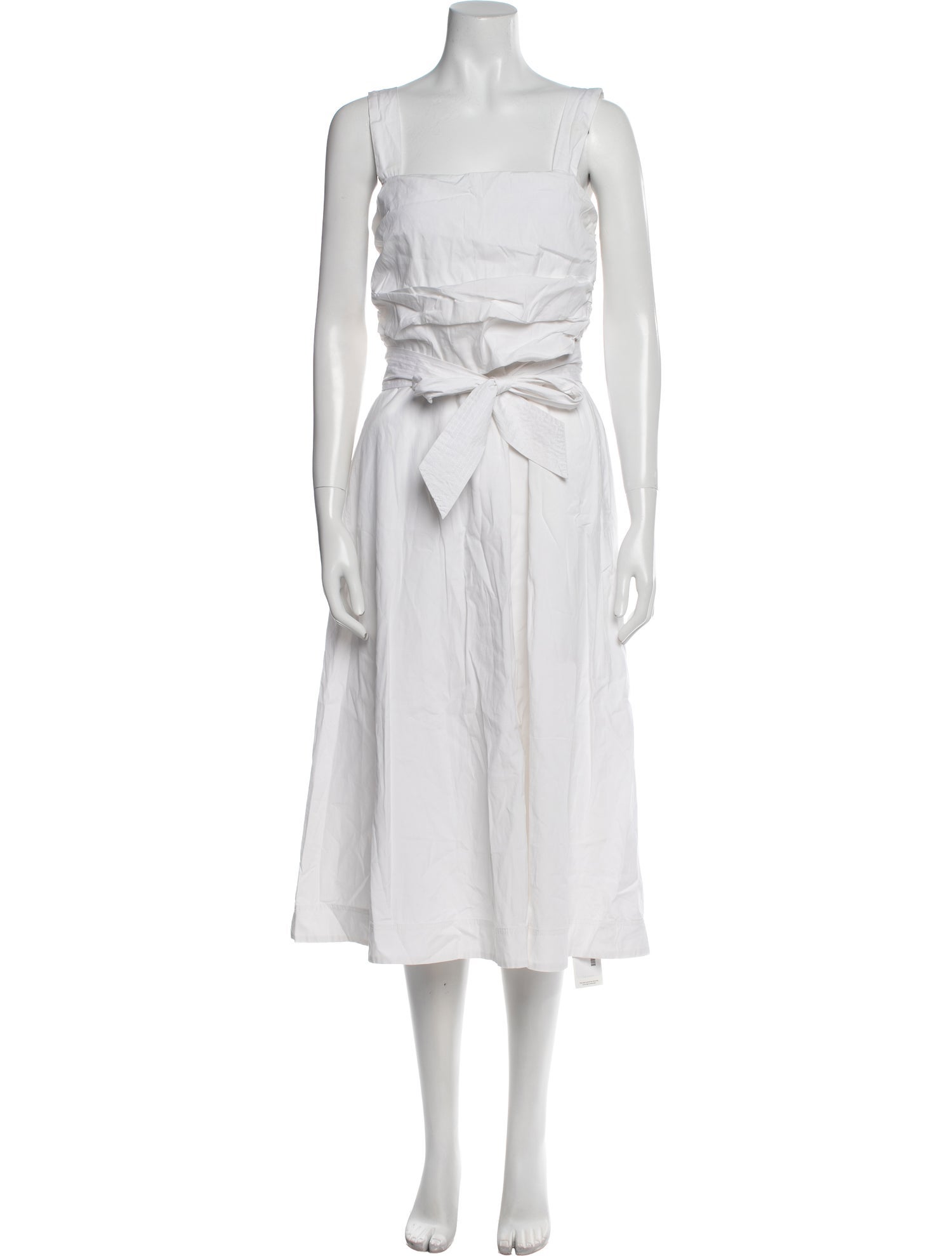 Veronica Beard Square Neckline Midi Length Dress