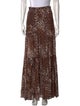 Veronica Beard Animal Print Long Skirt