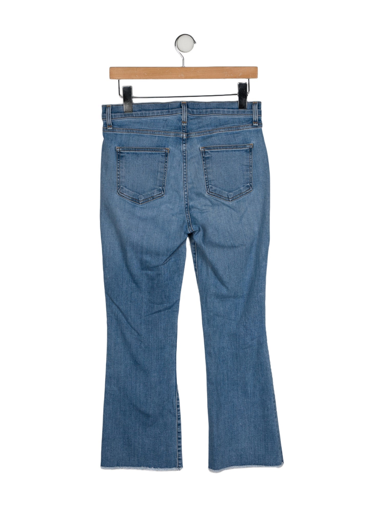 Veronica Beard High-Rise Straight Leg Jeans