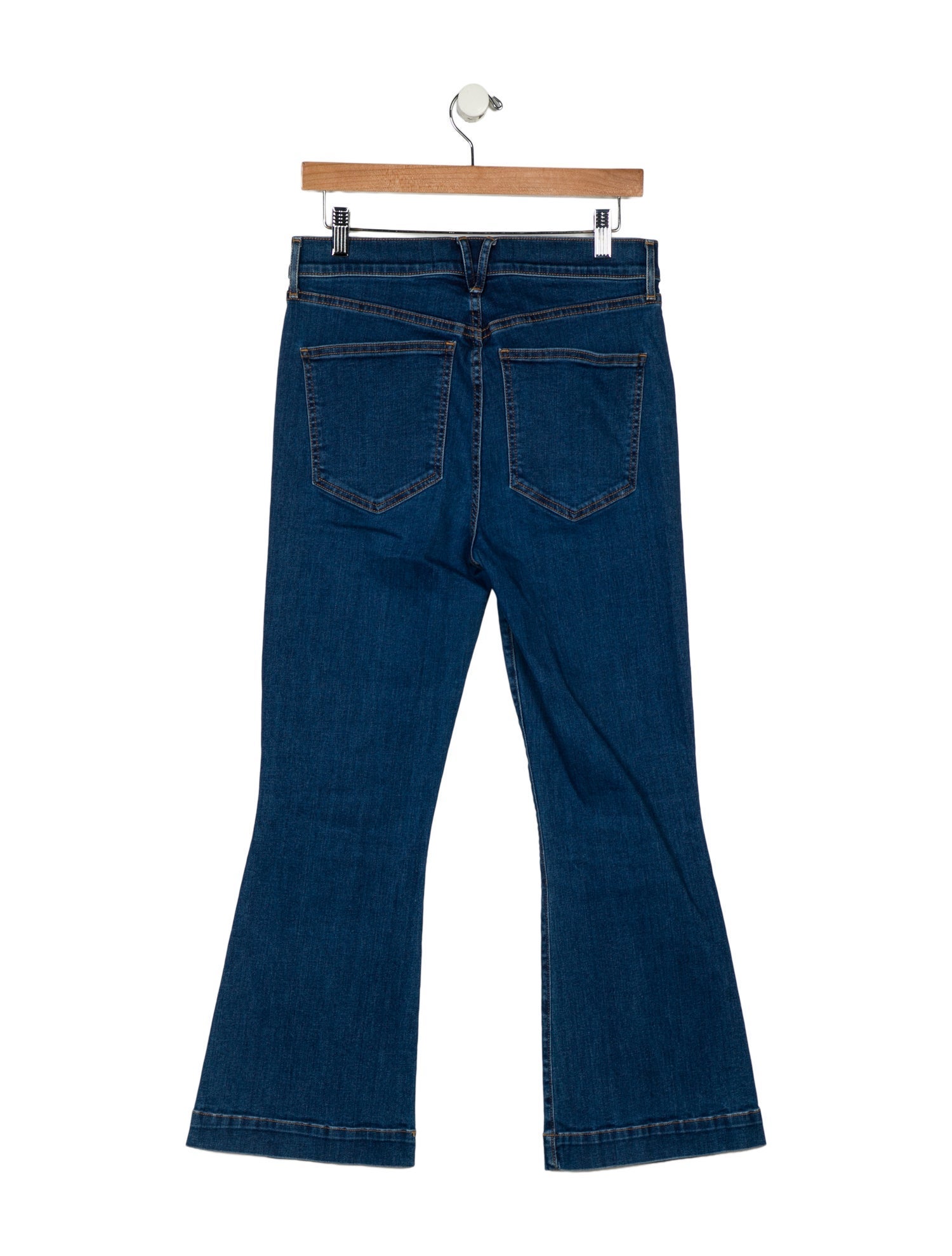 Veronica Beard High-Rise Wide Leg Jeans