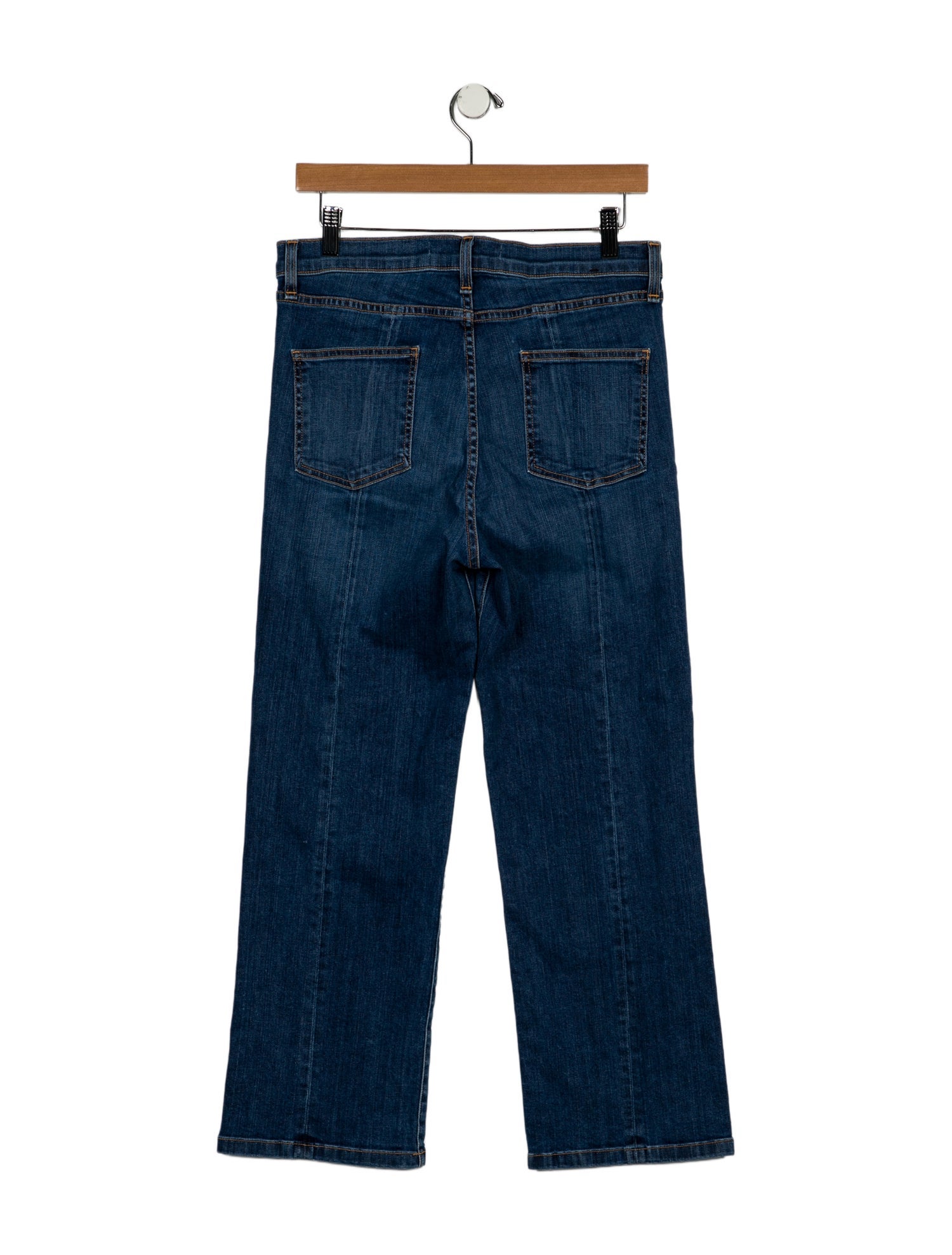 Veronica Beard High-Rise Wide Leg Jeans