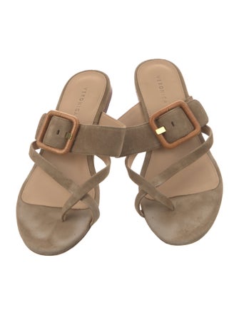 Veronica Beard Suede Slides