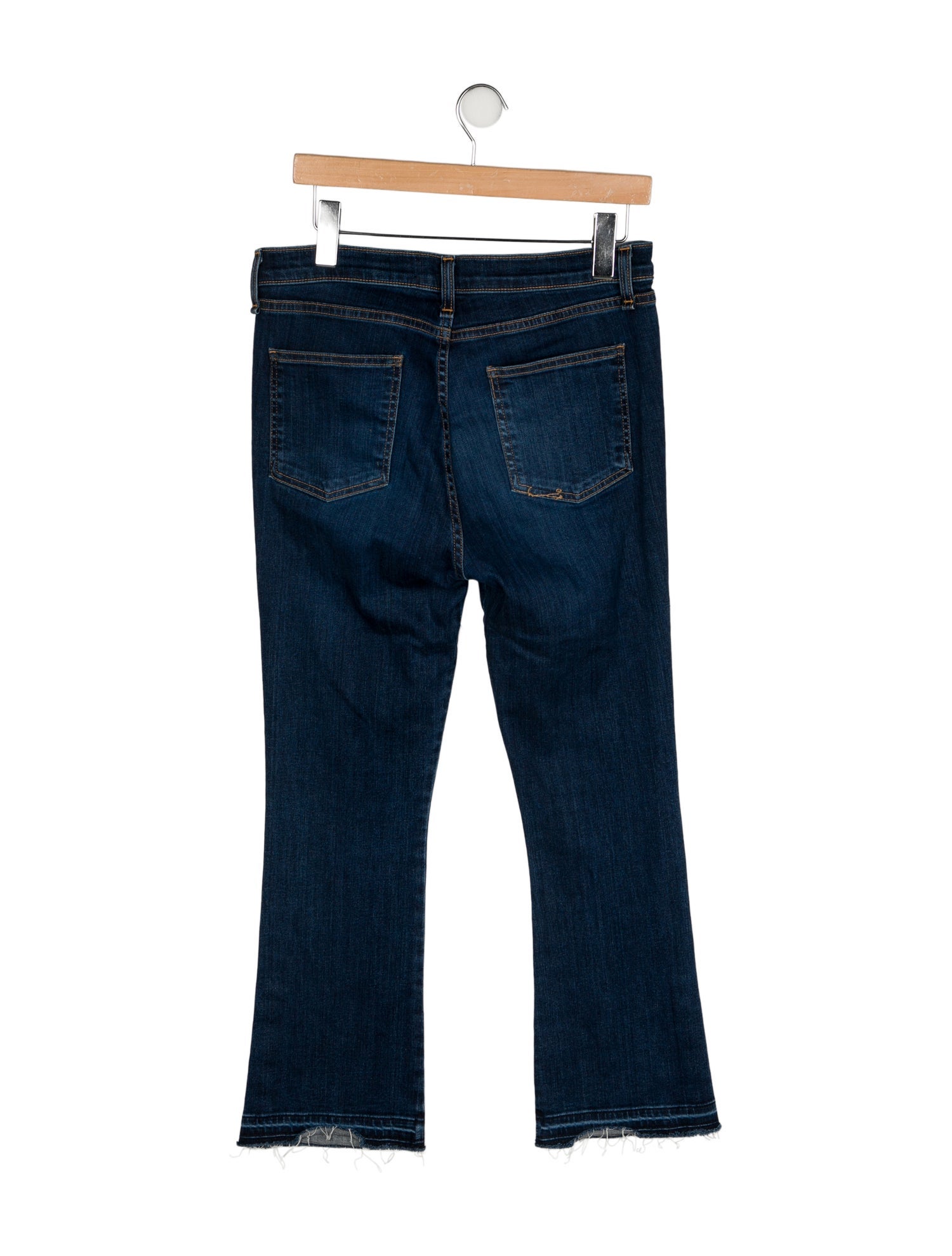 Veronica Beard Mid-Rise Straight Leg Jeans