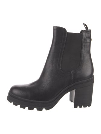 Veronica Beard Leather Chelsea Boots