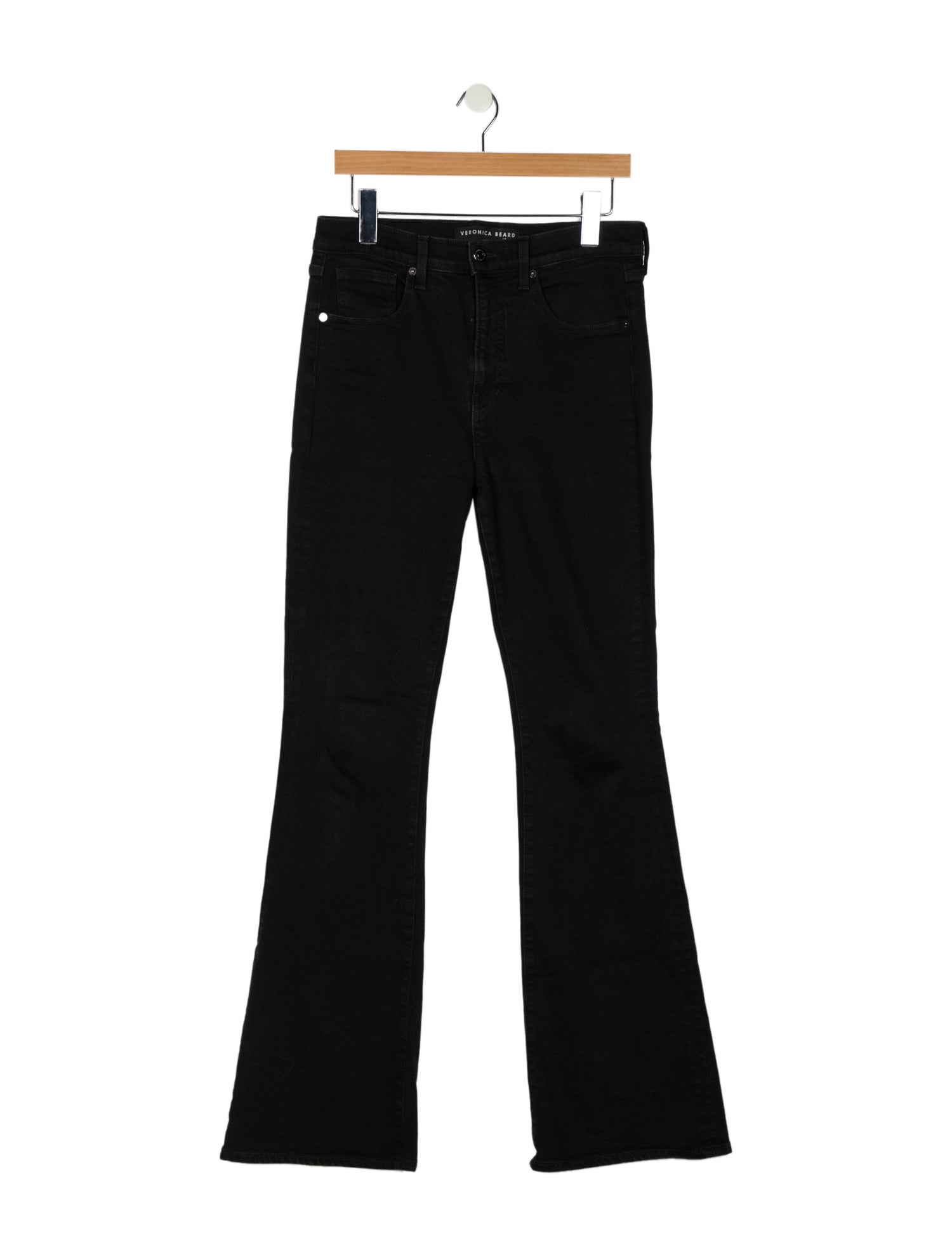 Veronica Beard High-Rise Wide Leg Jeans