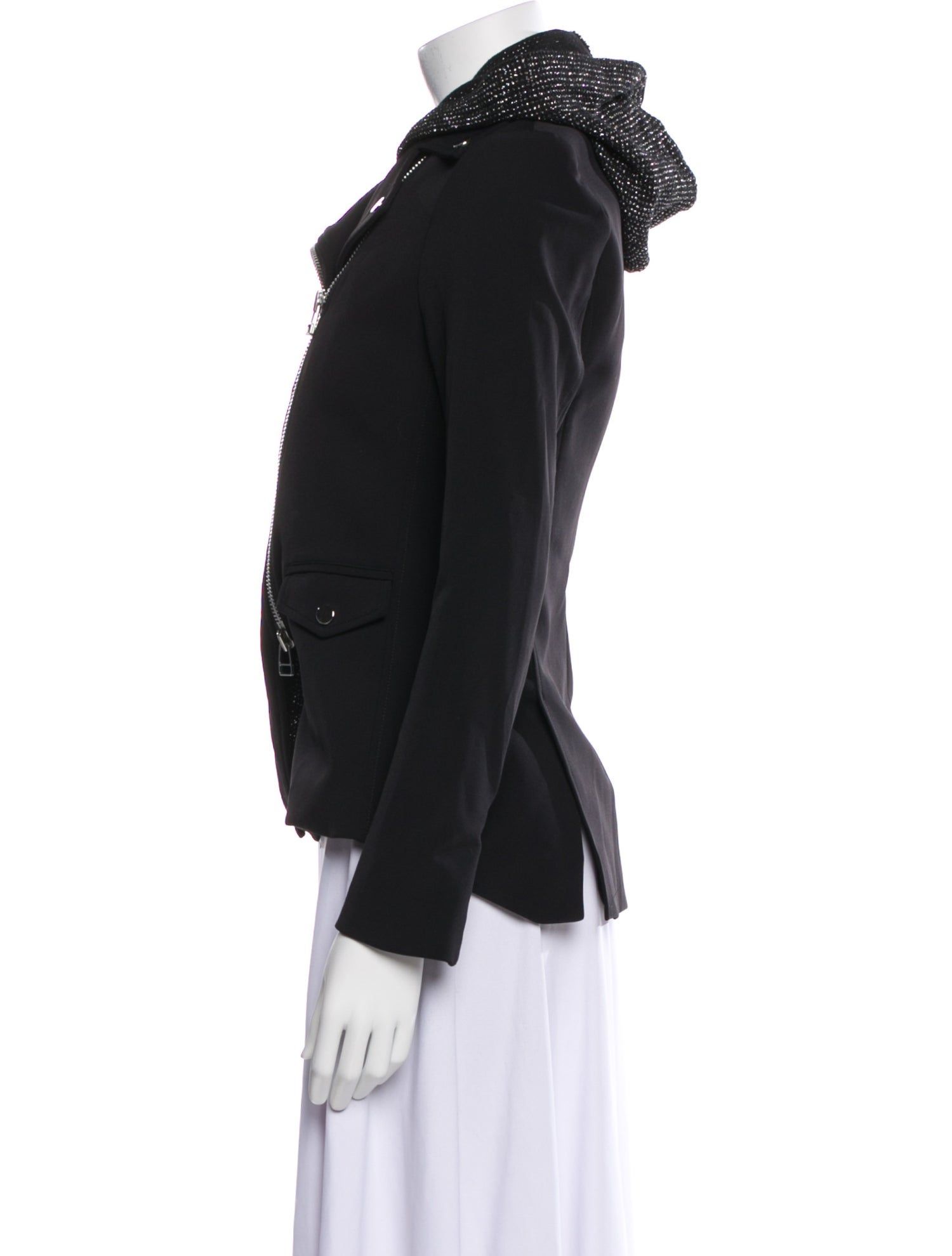 Veronica Beard Nylon Biker Jacket