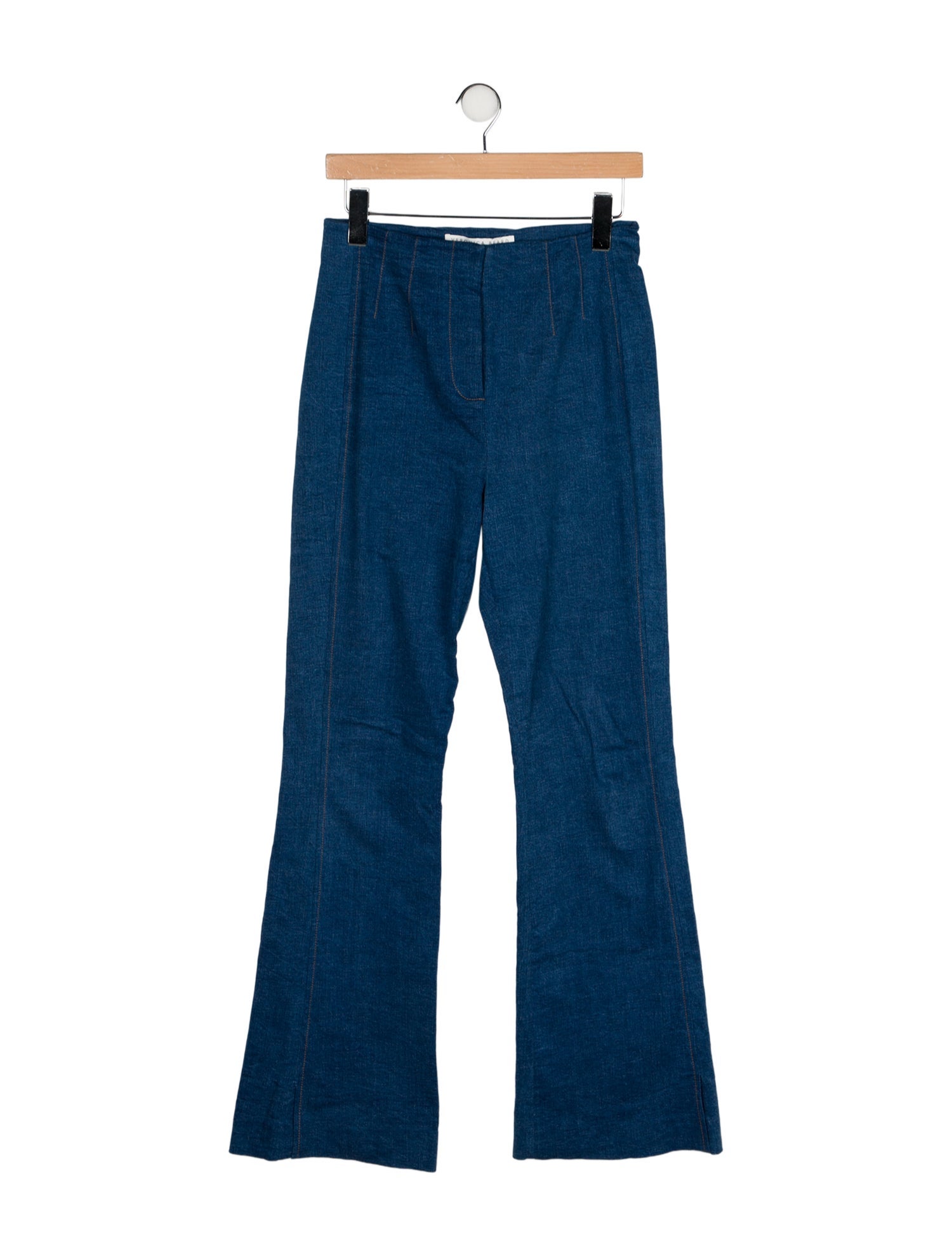 Veronica Beard High-Rise Wide Leg Jeans