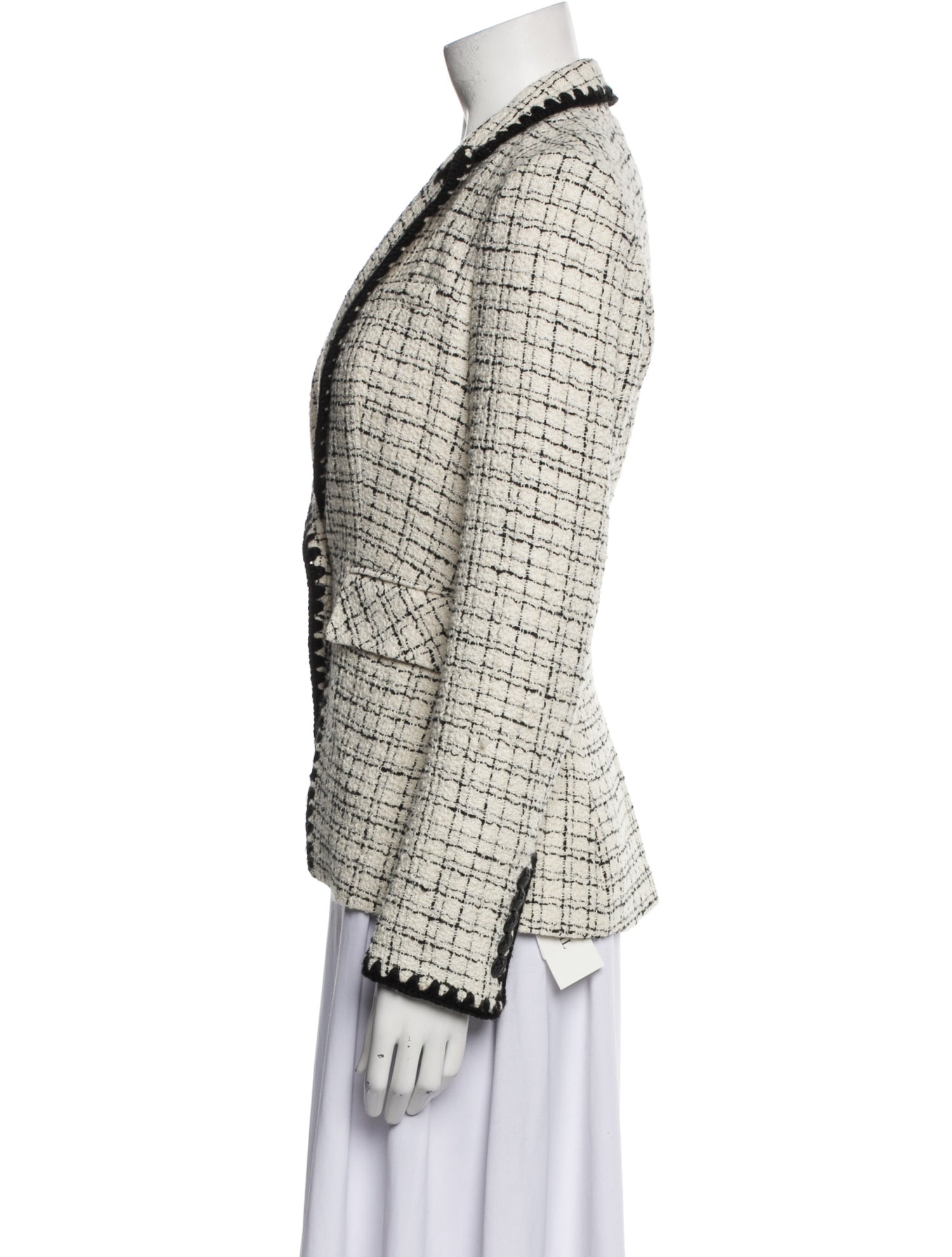 Veronica Beard Tweed Pattern Blazer