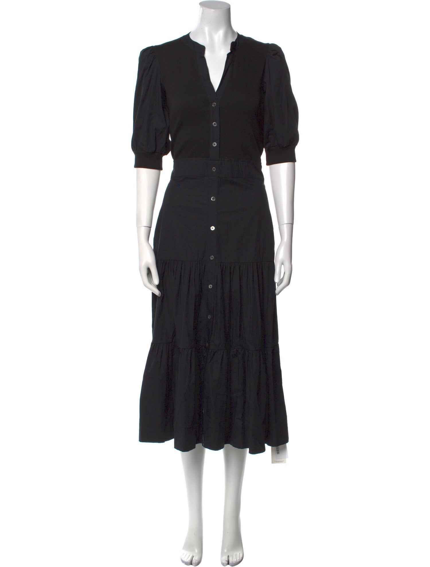 Veronica Beard V-Neck Long Dress