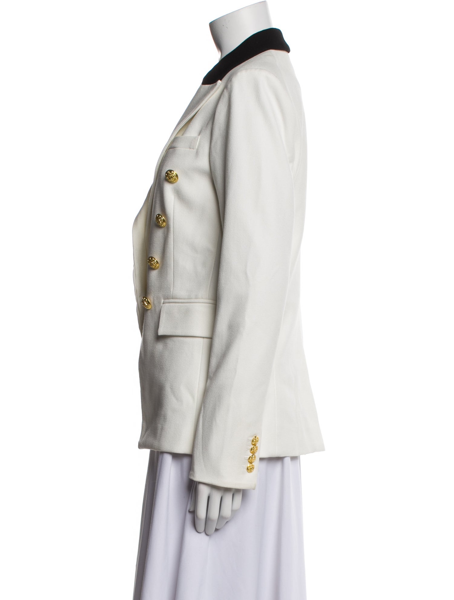 Veronica Beard Colorblock Pattern Peacoat