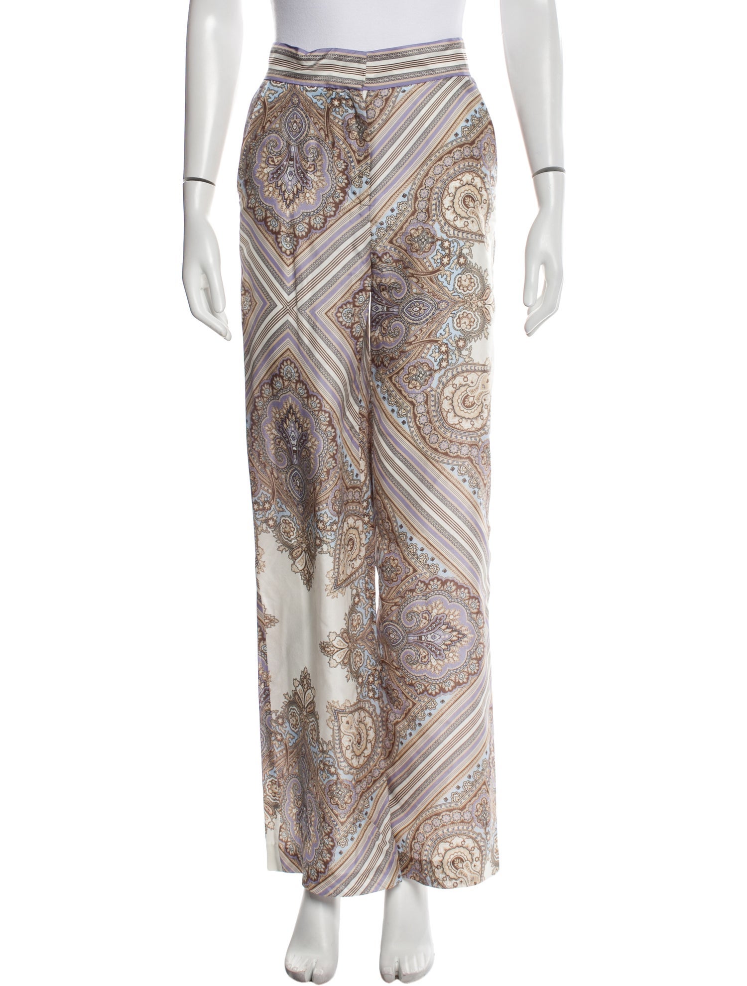 Veronica Beard Silk Wide Leg Pants w/ Tags