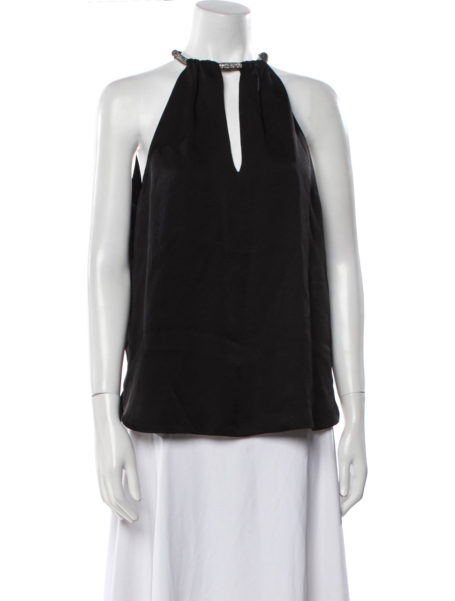 Veronica Beard Halterneck Sleeveless Blouse