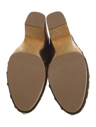 Veronica Beard Suede Studded Accents Mules