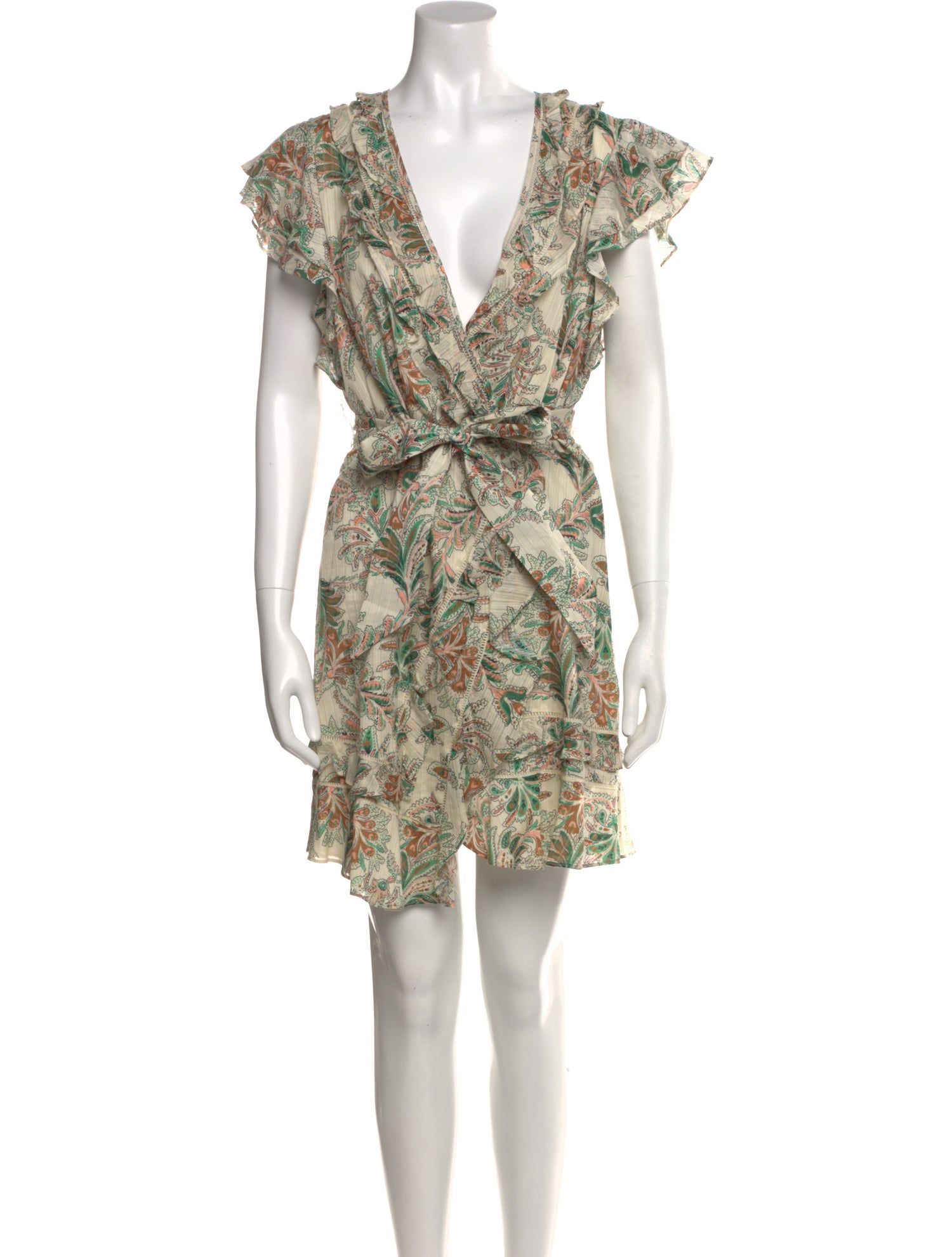 Veronica Beard Floral Print Mini Dress
