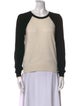 Veronica Beard Cashmere Colorblock Pattern Sweater