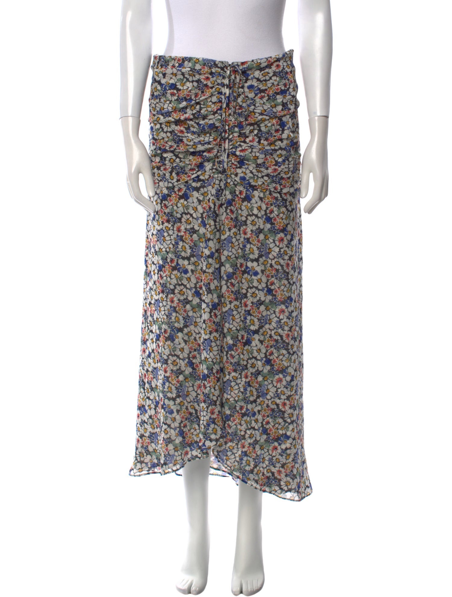 Veronica Beard Silk Midi Length Skirt