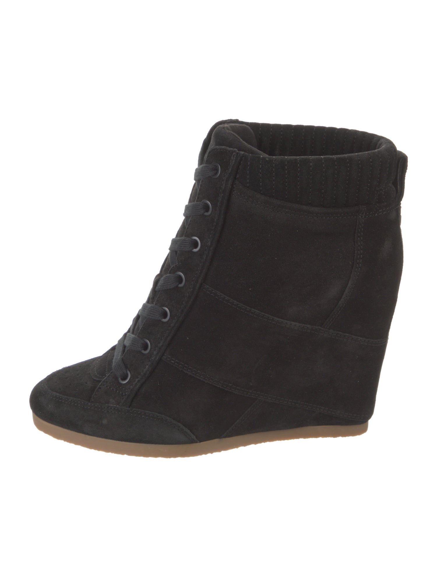 Veronica Beard Suede Lace-Up Boots
