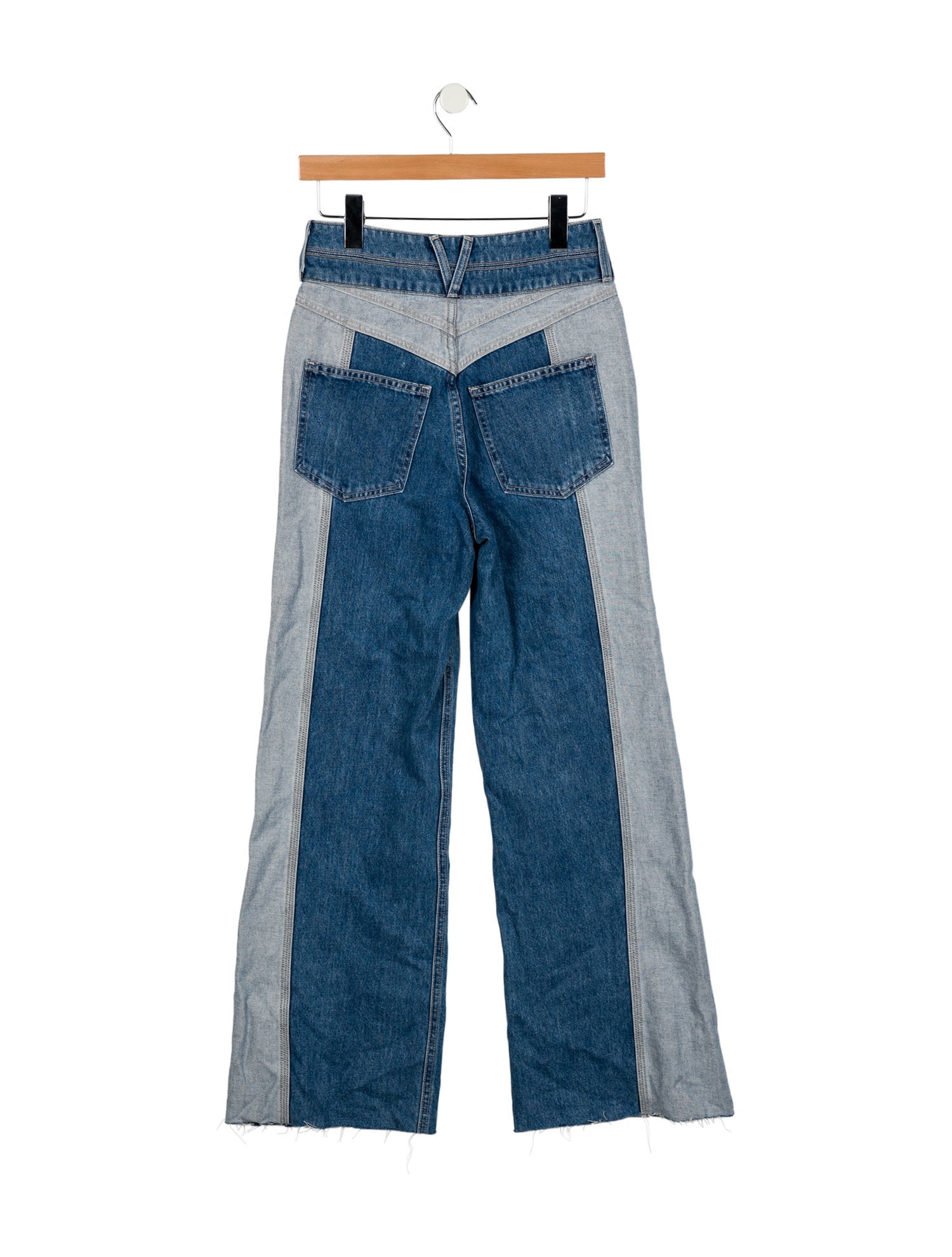 Veronica Beard High-Rise Wide Leg Jeans