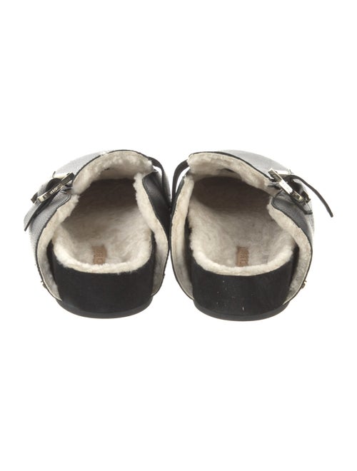 Veronica Beard Leather Mules