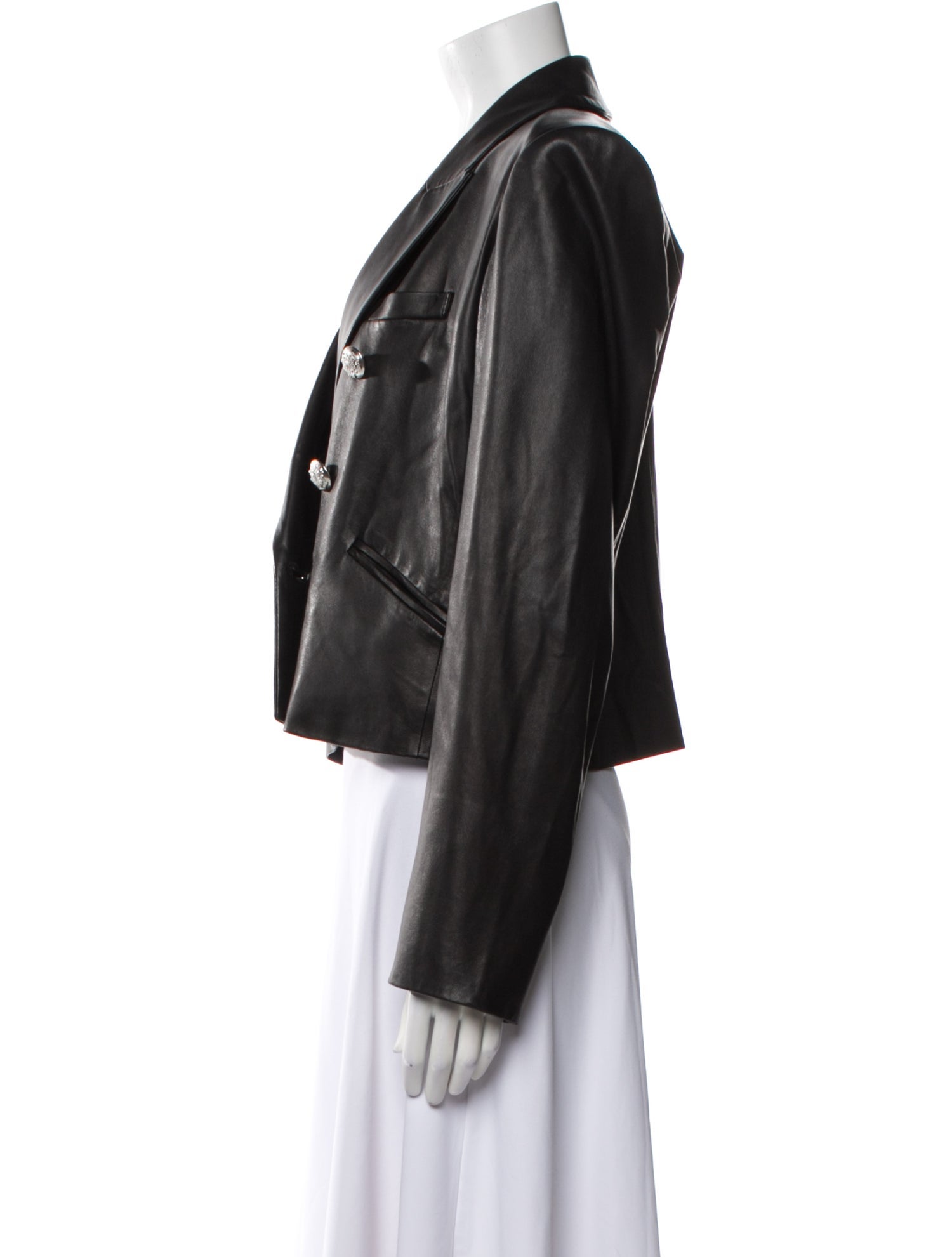 Veronica Beard Leather Blazer