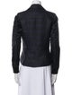 Veronica Beard Virgin Wool Tweed Pattern Biker Jacket