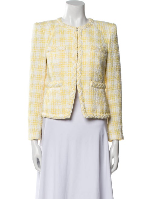 Veronica Beard Tweed Pattern Evening Jacket