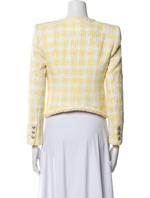 Veronica Beard Tweed Pattern Evening Jacket