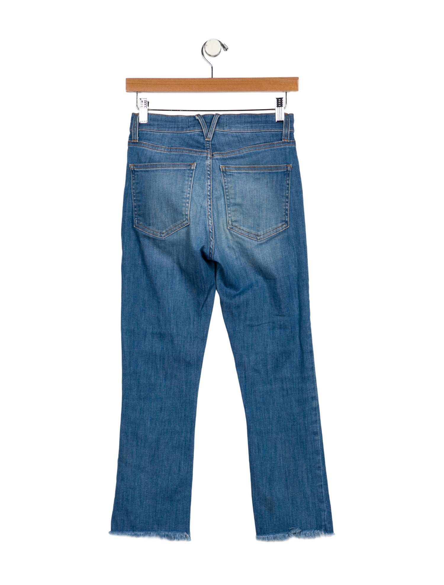 Veronica Beard Mid-Rise Straight Leg Jeans