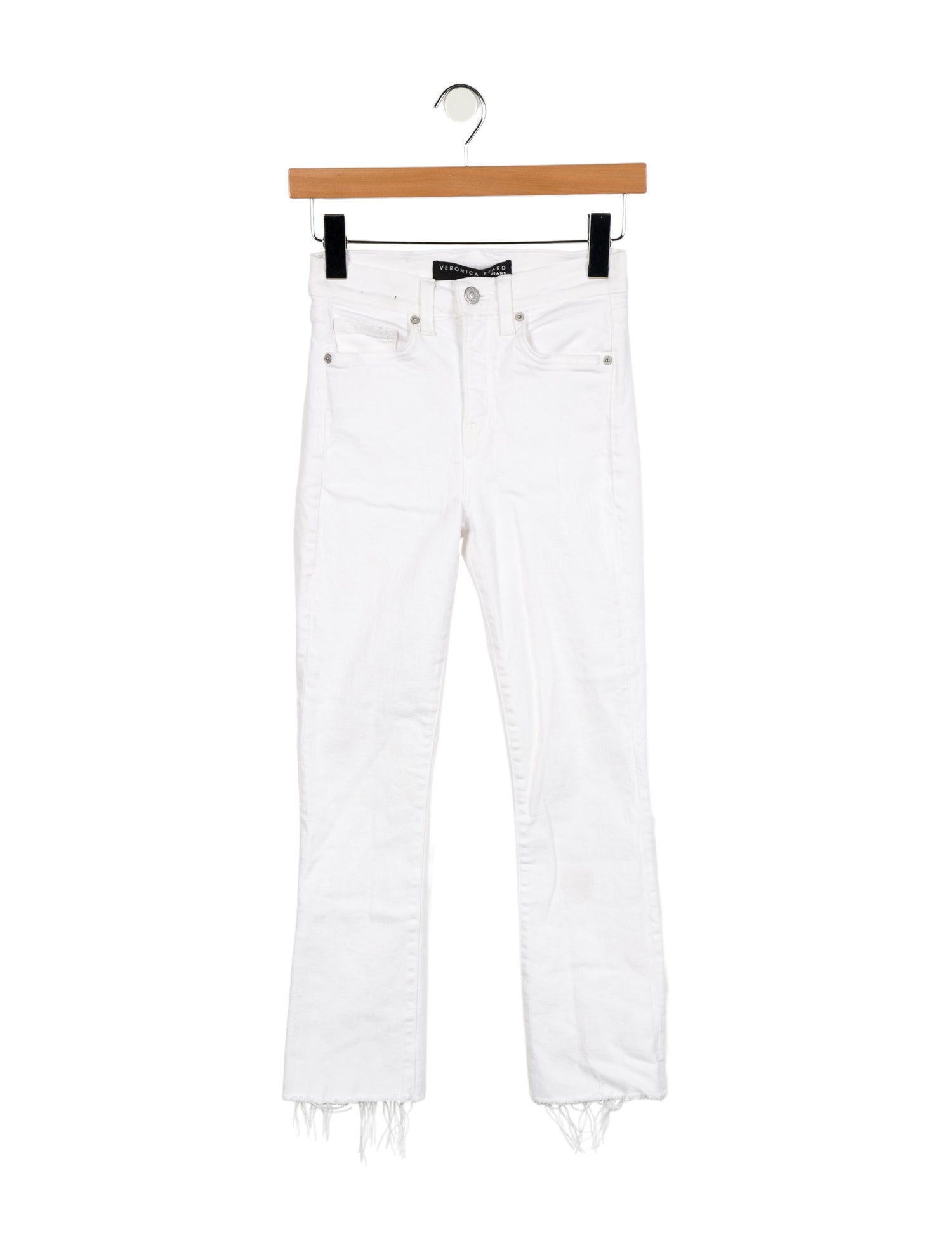 Veronica Beard Mid-Rise Straight Leg Jeans