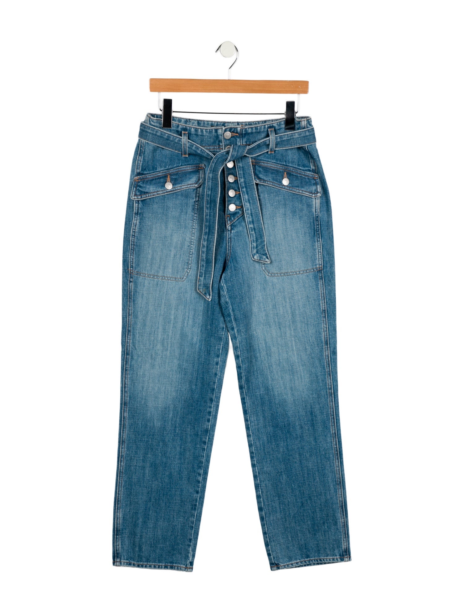 Veronica Beard High-Rise Straight Leg Jeans w/ Tags