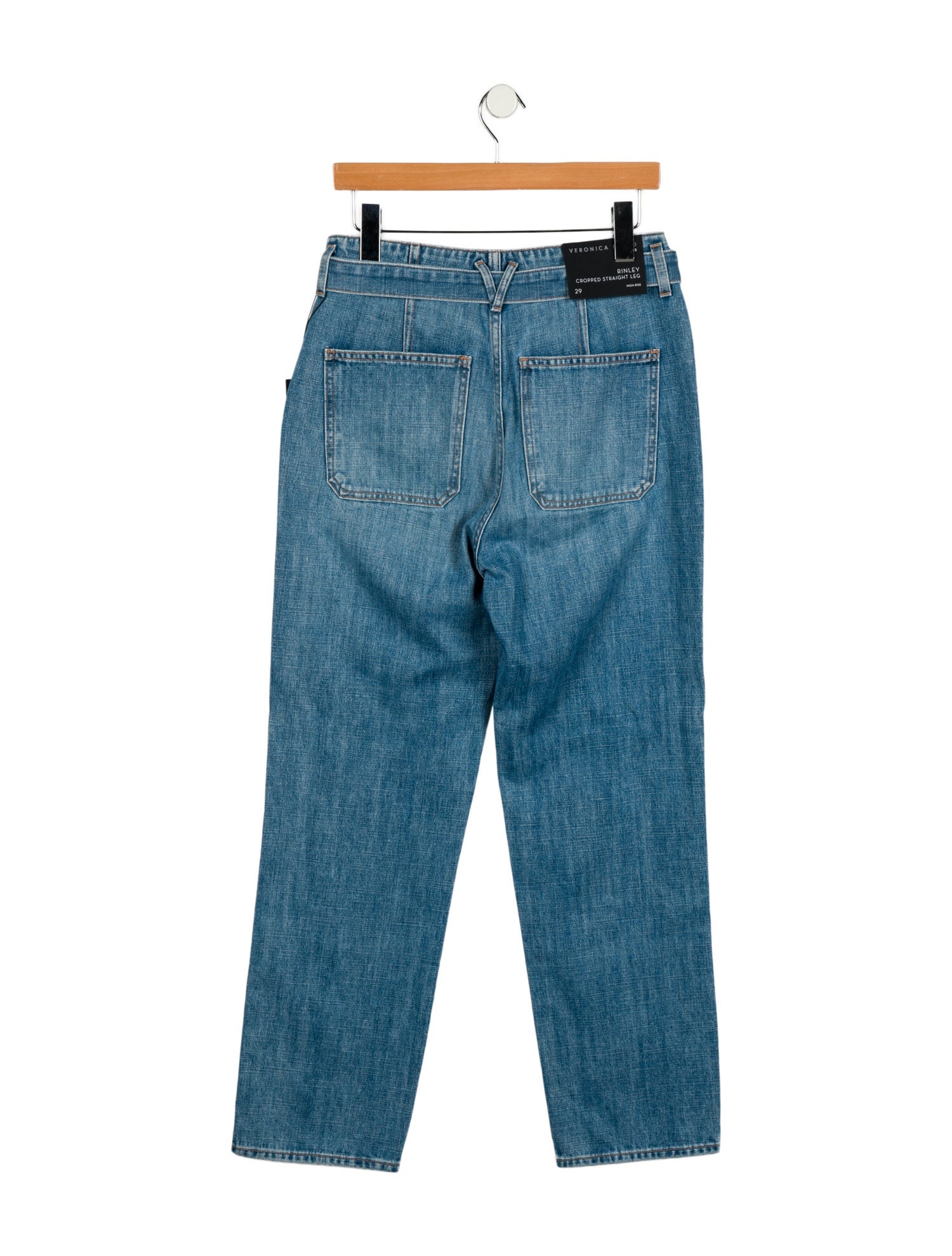 Veronica Beard High-Rise Straight Leg Jeans w/ Tags