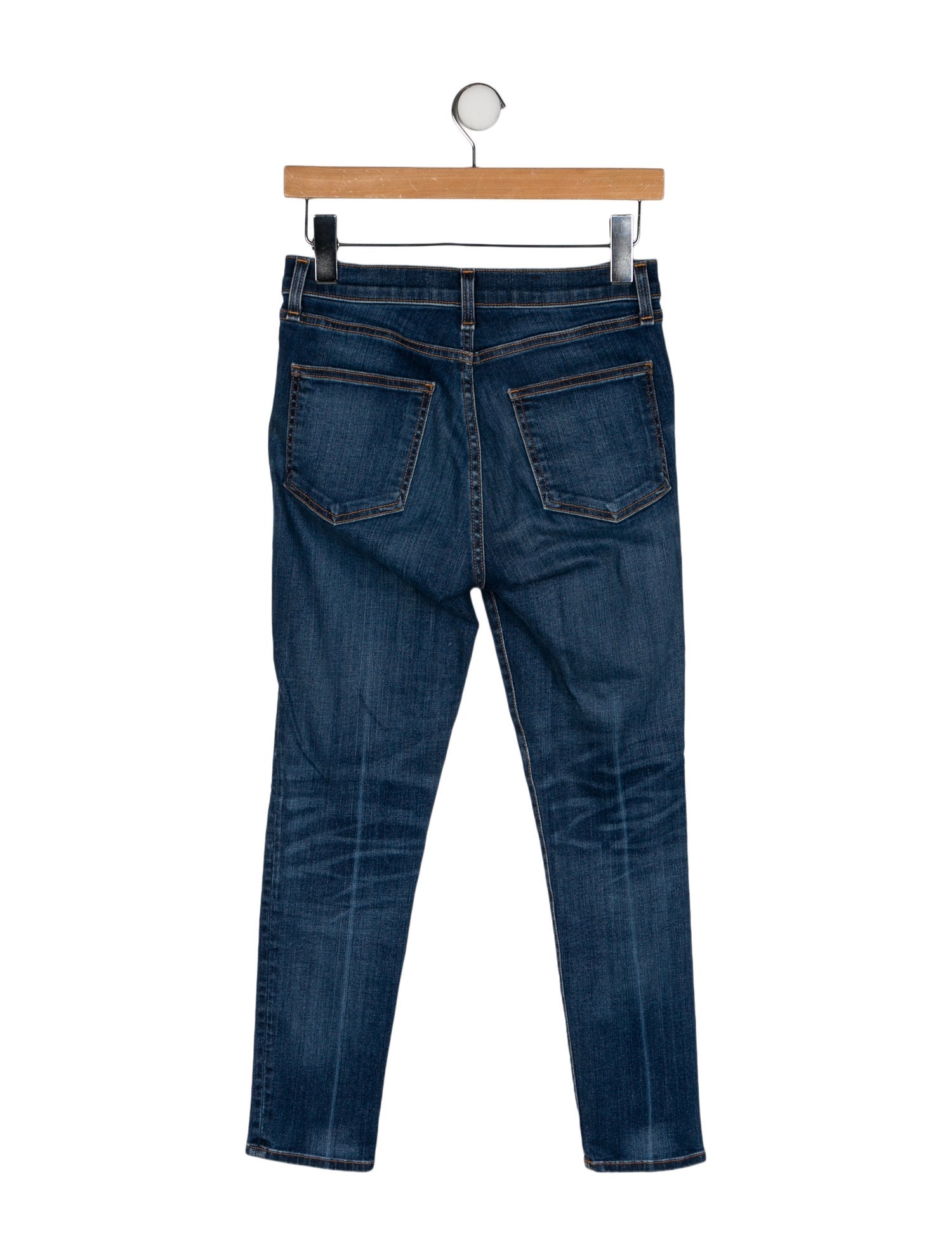 Veronica Beard Mid-Rise Skinny Leg Jeans