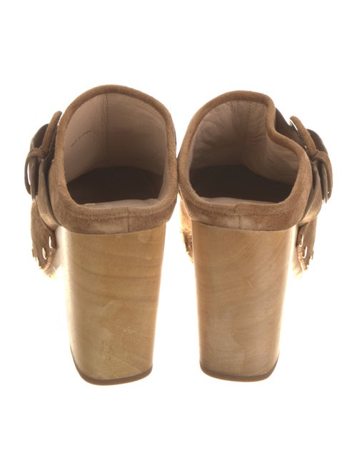 Veronica Beard Suede Studded Accents Mules