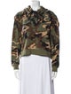 Veronica Beard Camouflage Print Embroidered Accent Pajamas