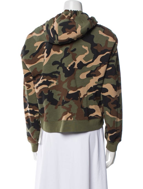 Veronica Beard Camouflage Print Embroidered Accent Pajamas