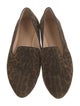 Veronica Beard Suede Animal Print Loafers