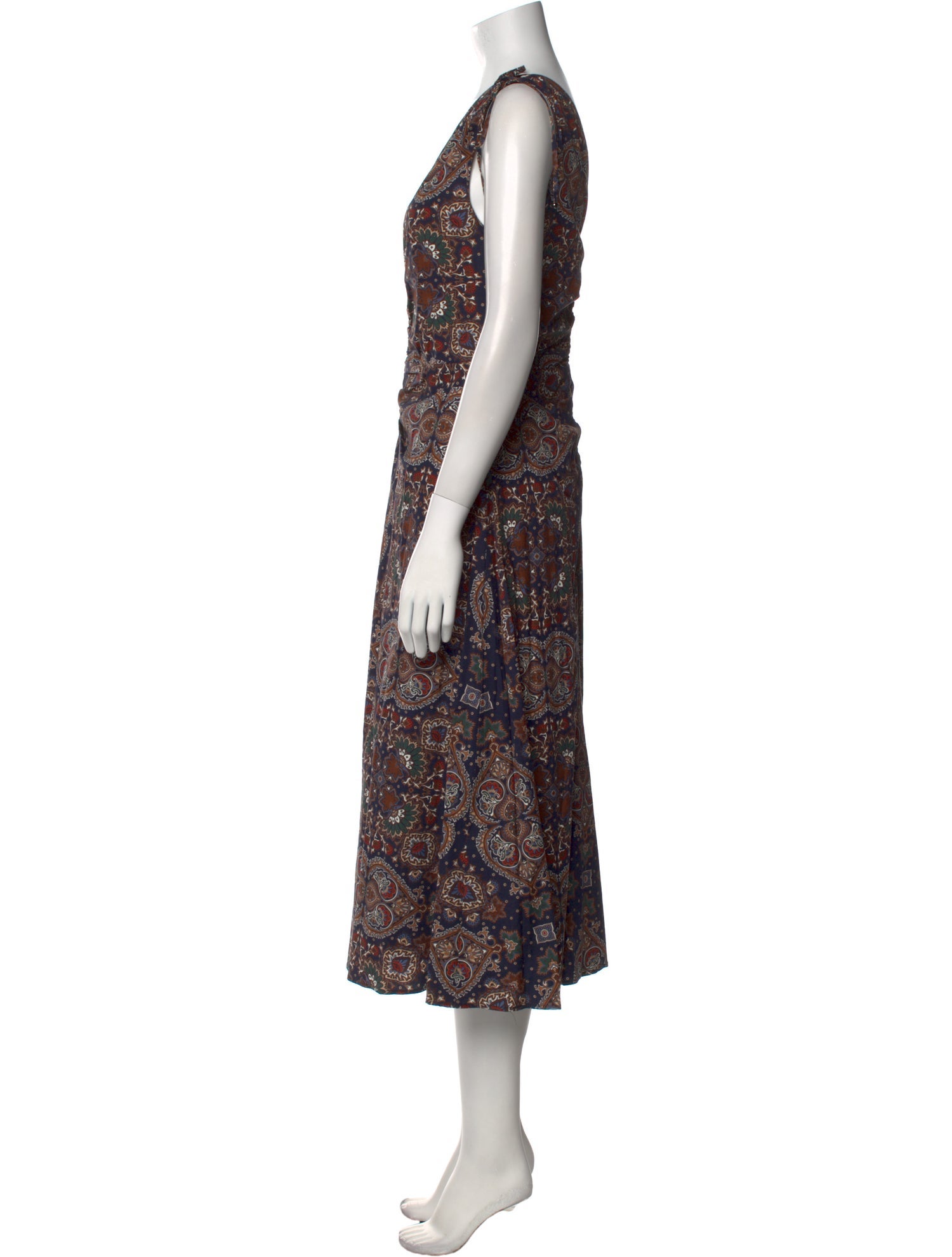 Veronica Beard Paisley Print Long Dress w/ Tags