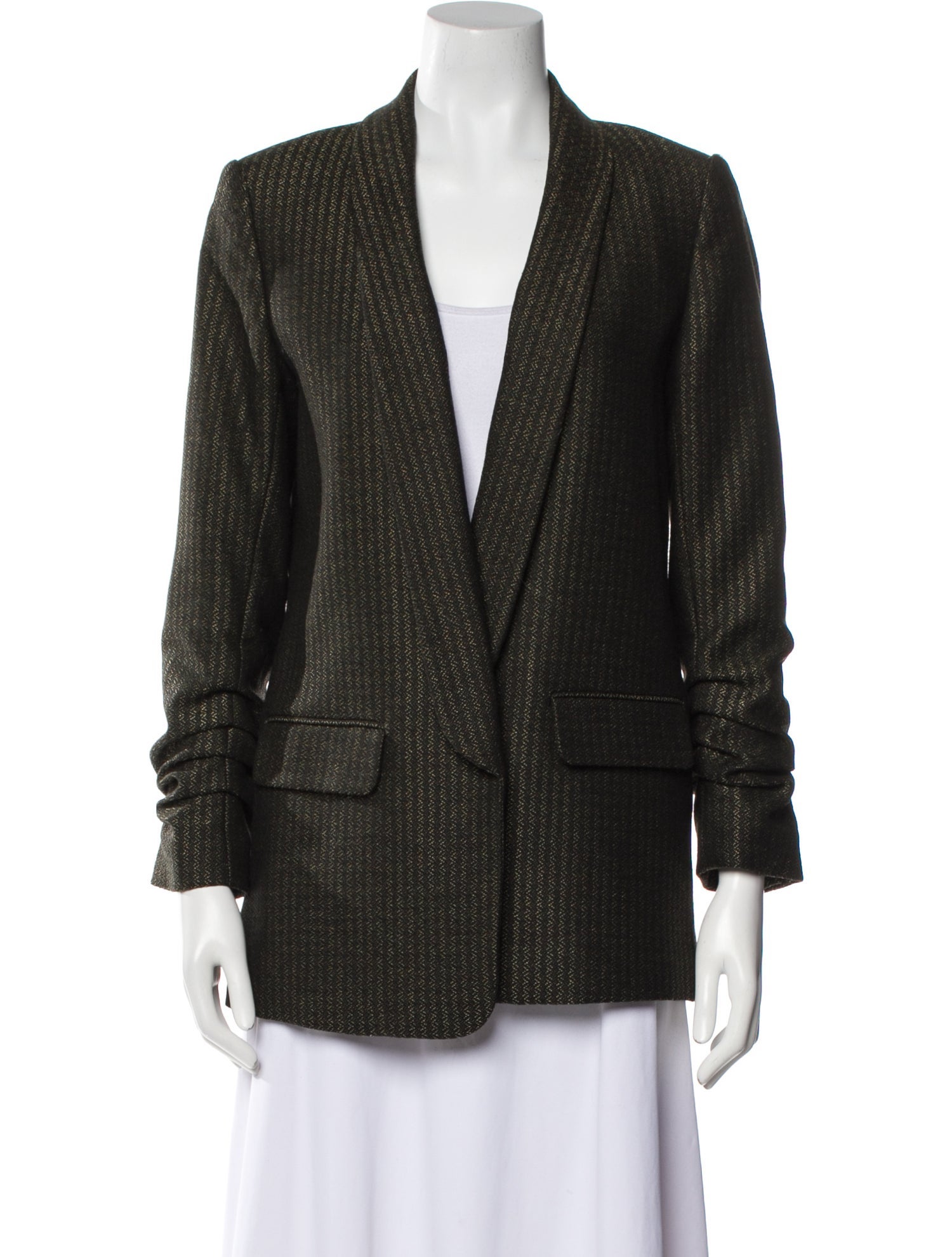 Veronica Beard Tweed Pattern Blazer