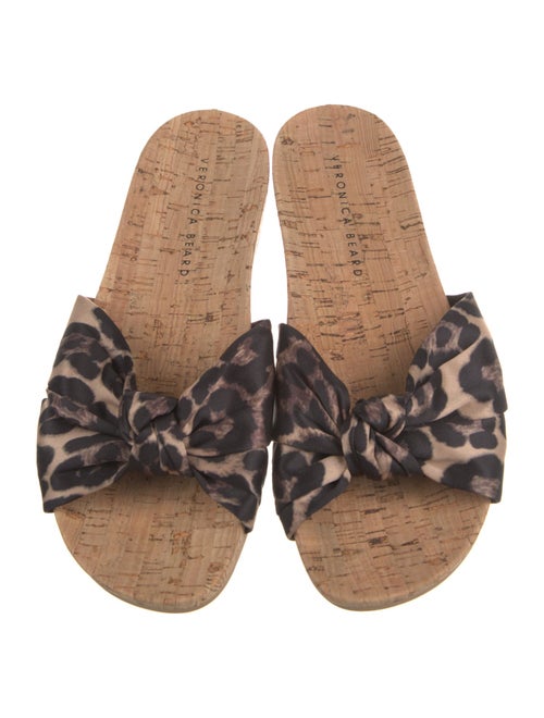 Veronica Beard Animal Print Slides